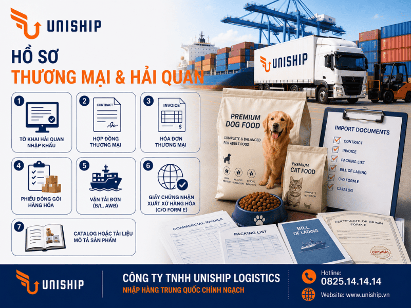 Hồ sơ thương mại và hải quan