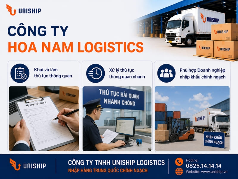 Công ty Hoa Nam Logistics hỗ trợ nhập khẩu linh kiện điện tử