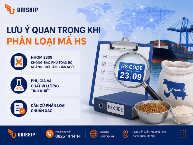Lưu ý quan trọng khi phân loại mã HS