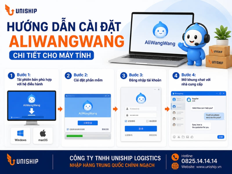 Hướng dẫn cài đặt AliWangWang chi tiết cho máy tính