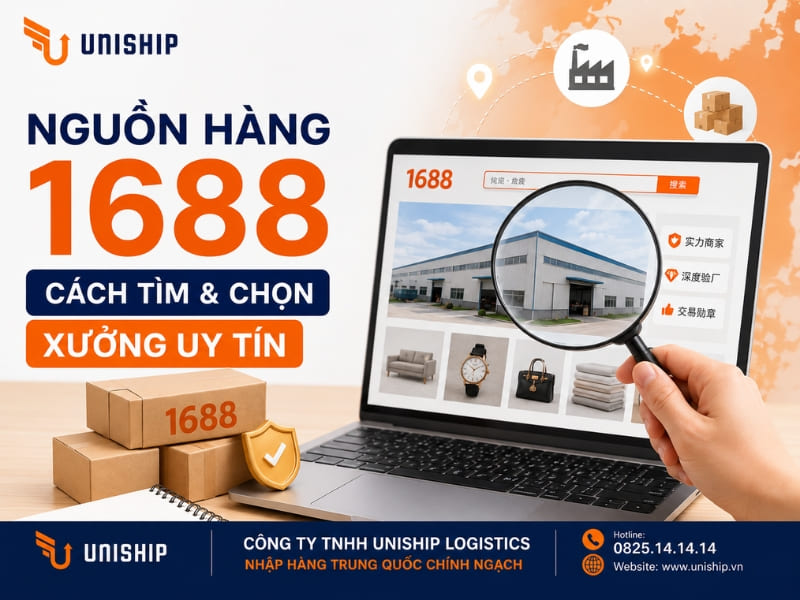 Nguồn hàng trên 1688: Cách tìm & chọn xưởng uy tín