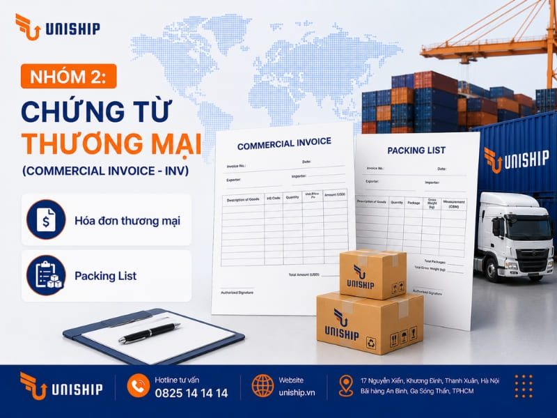 Nhóm 2 bộ chứng từ vận tải đường biển