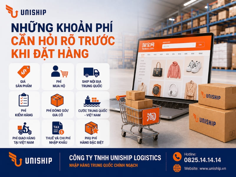 Những khoản phí cần hỏi rõ trước khi đặt hàng