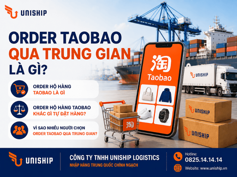 Order Taobao qua trung gian là gì?
