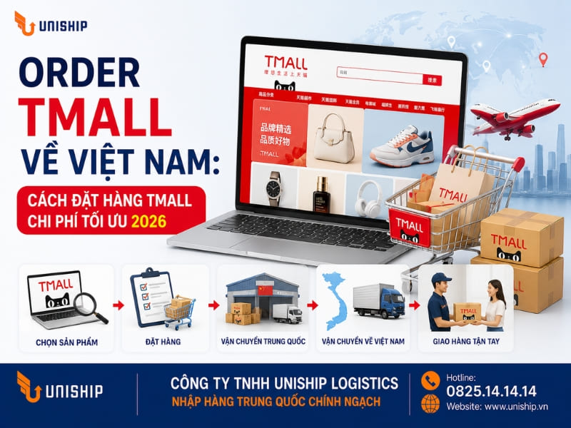 Order Tmall về Việt Nam