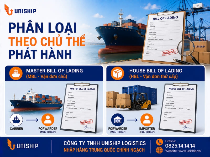 Phân loại theo chủ thể phát hành