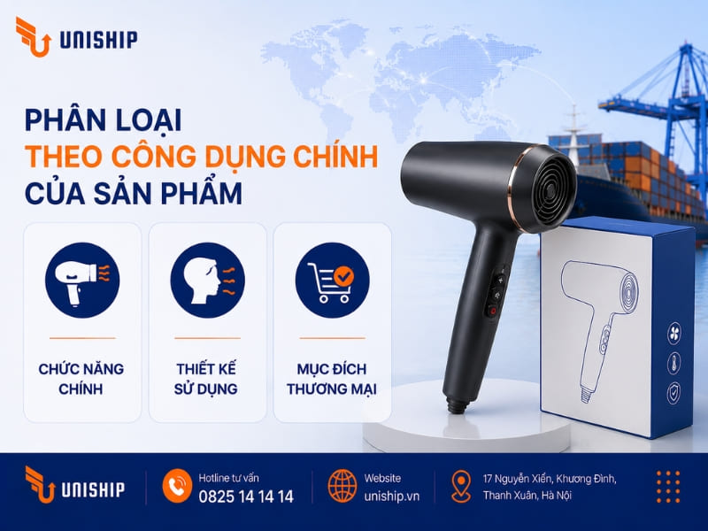 Phân loại theo công dụng chính của sản phẩm