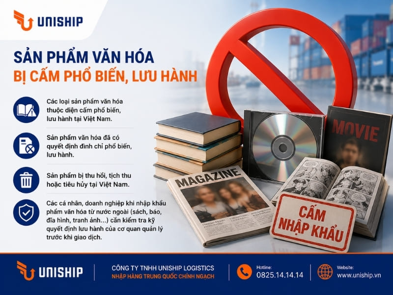 Sản phẩm văn hóa bị cấm phổ biến, lưu hành