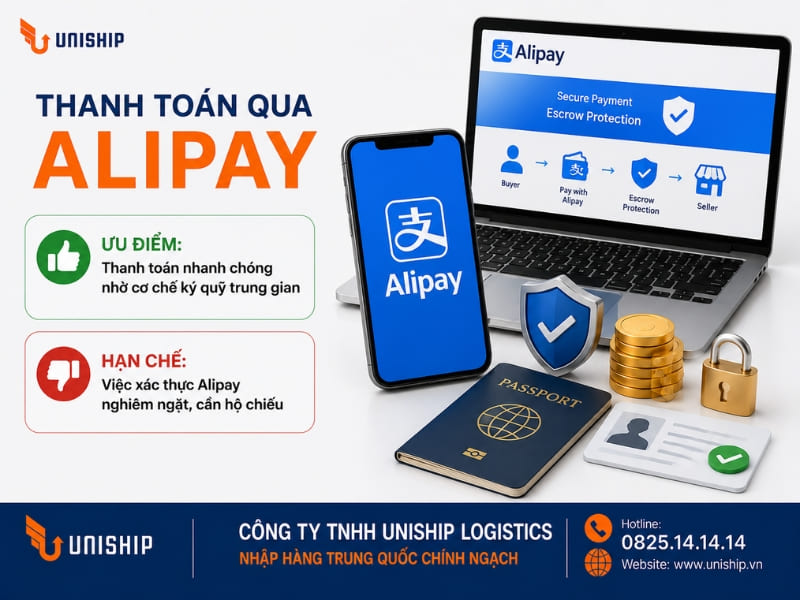 Thanh toán qua Alipay