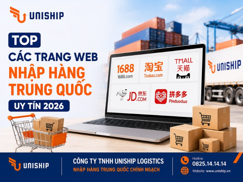 Top các trang web nhập hàng Trung Quốc uy tín 2026