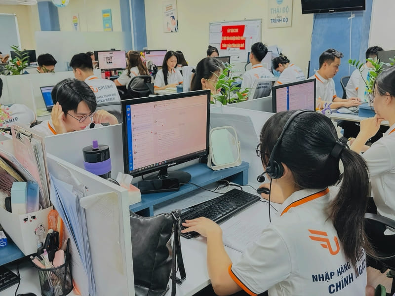 Đội ngũ Uniship Logistics hỗ trợ doanh nghiệp nhập khẩu thức ăn chăn nuôi