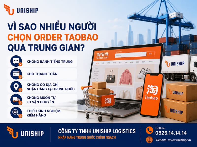 Lý do nhiều người chọn order Taobao qua trung gian