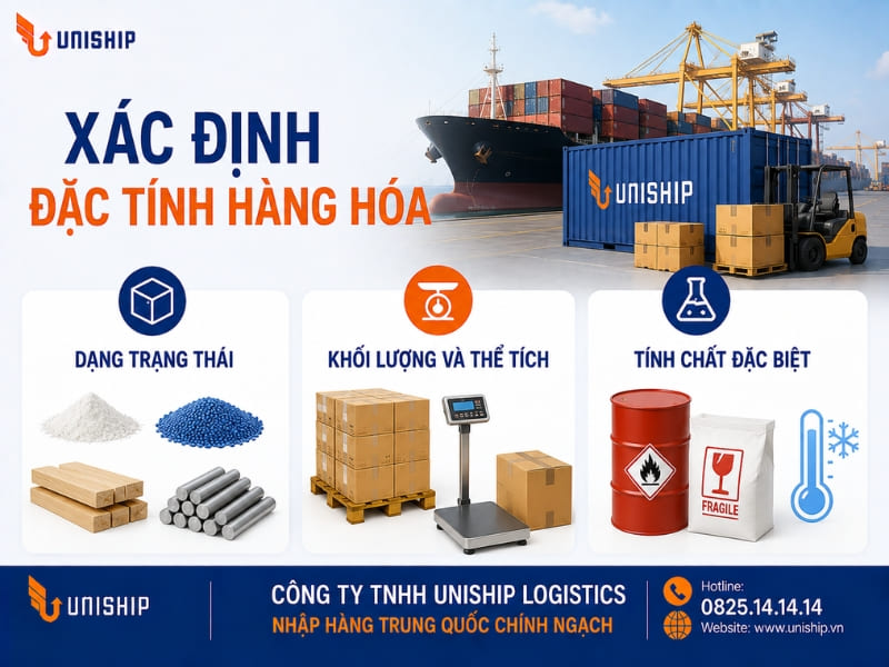 Xác định đặc tính hàng hóa