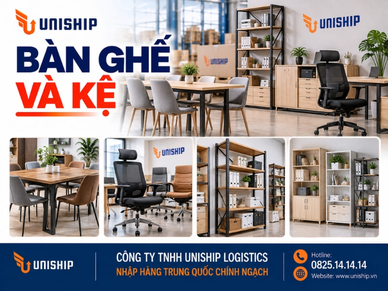 Bàn ghế và kệ