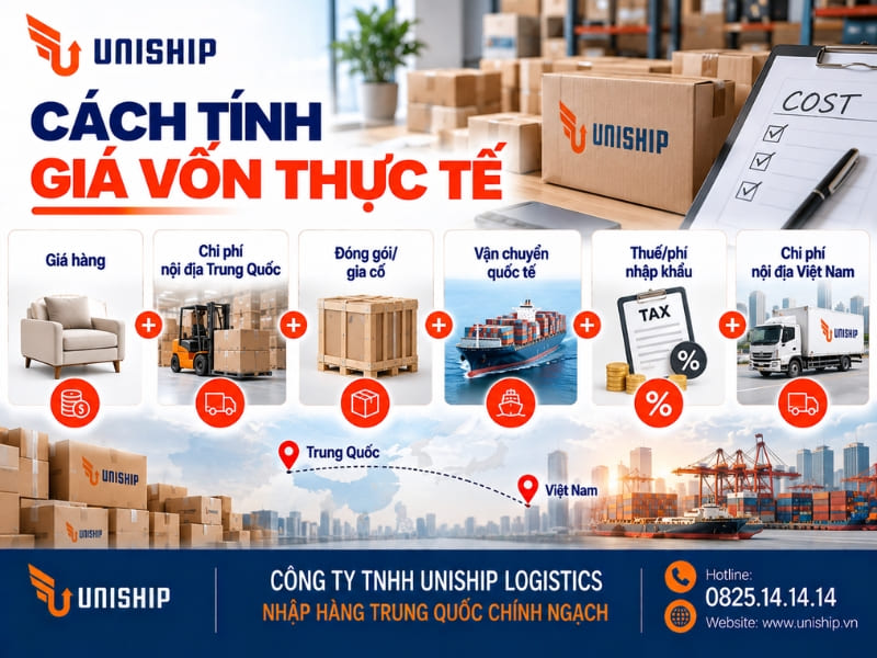 Cách tính giá vốn thực tế