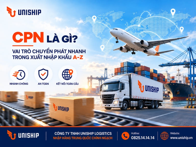 CPN là gì? Vai trò chuyển phát nhanh trong xuất nhập khẩu