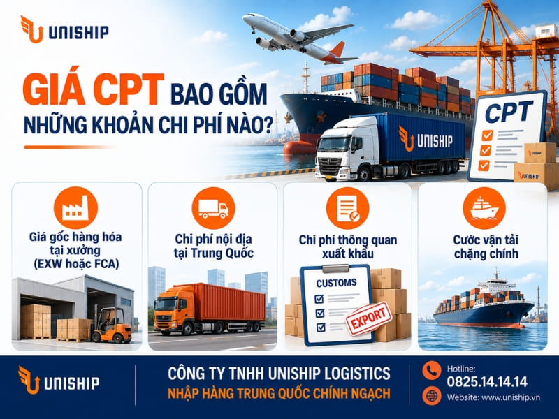 Giá CPT bao gồm những khoản chi phí nào?