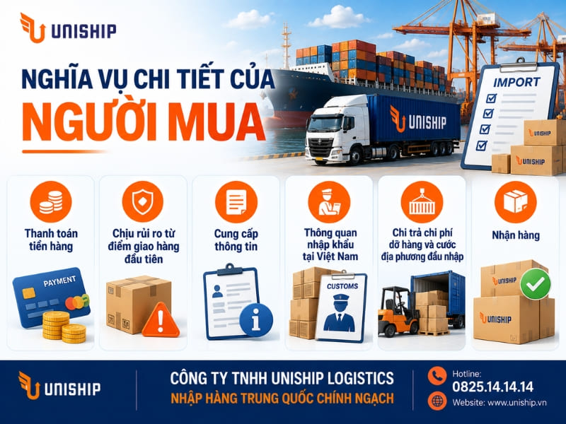 Nghĩa vụ chi tiết của Người mua