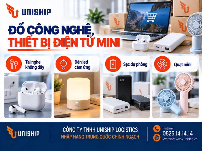 Nguồn hàng Trung Quốc cuối năm: công nghệ, thiết bị điện tử mini