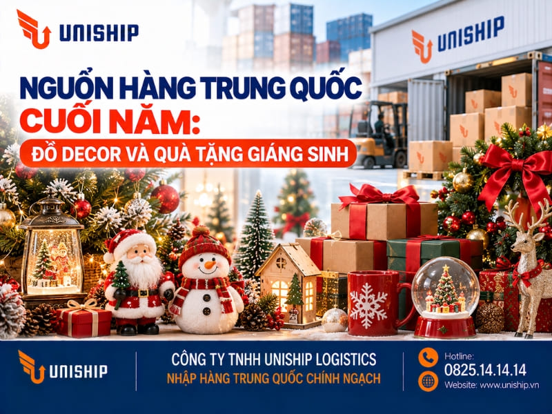 Nguồn hàng Trung Quốc cuối năm: đồ decor và quà tặng Giáng sinh