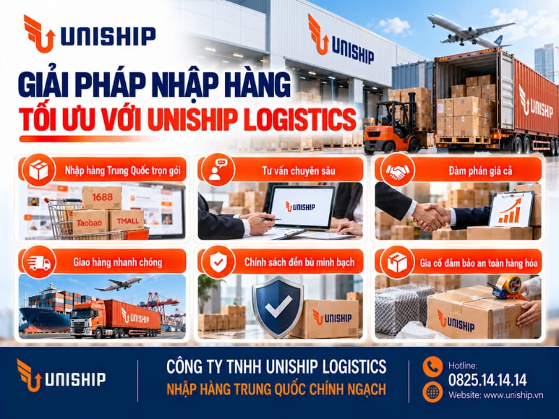 Giải pháp nhập hàng tối ưu với Uniship Logistics