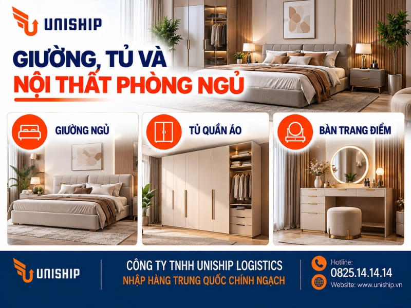 Giường, tủ và nội thất phòng ngủ