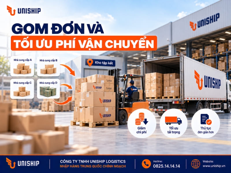 Gom đơn và tối ưu phí vận chuyển