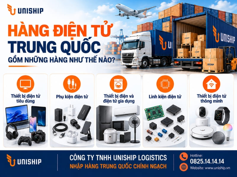 Hàng điện tử Trung Quốc gồm những hàng như thế nào?