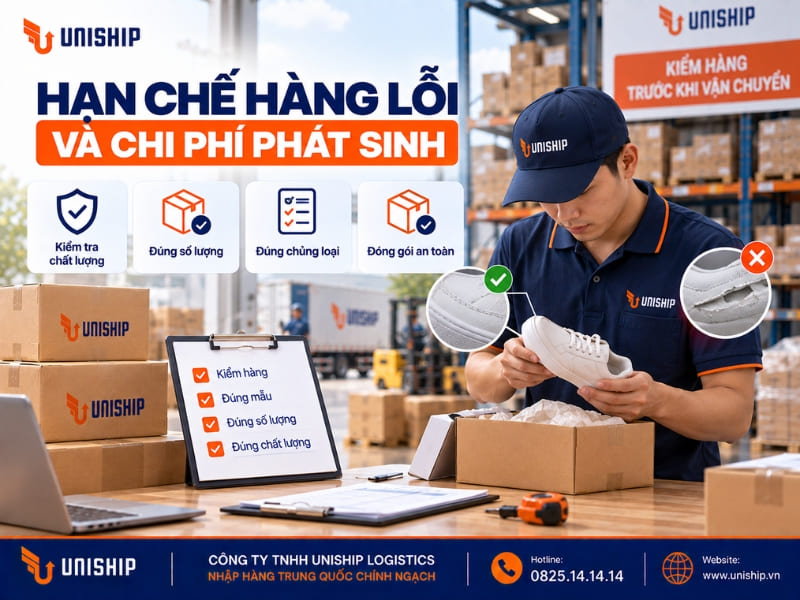Hạn chế hàng lỗi và chi phí phát sinh