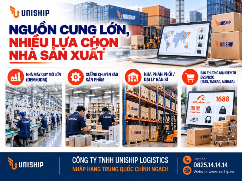 Nguồn cung lớn, nhiều lựa chọn nhà sản xuất