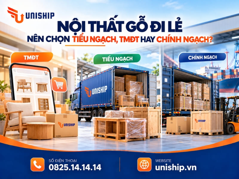 Vậy hàng nội thất gỗ đi lẻ nên chọn phương án vận chuyển nào