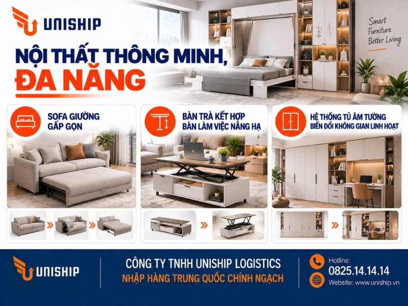 Nội thất thông minh, đa năng