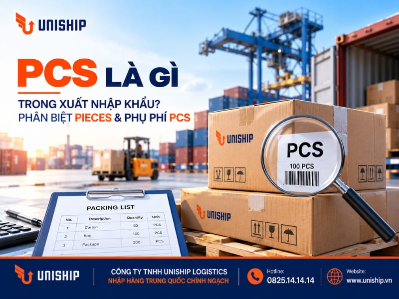 PCS là gì trong Xuất Nhập Khẩu