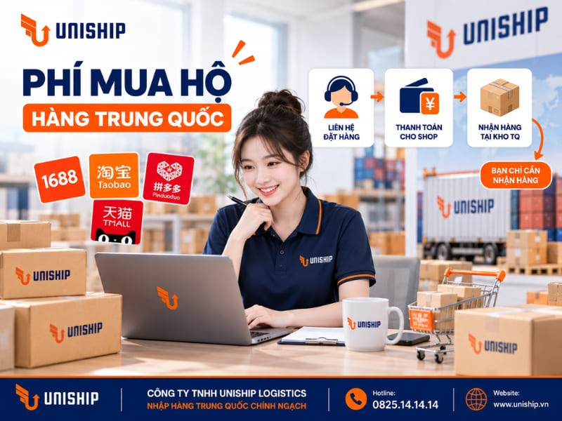 Phí mua hộ hàng Trung Quốc