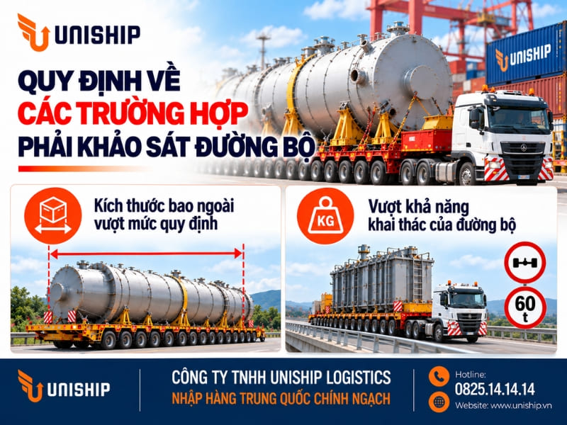 Quy định về các trường hợp phải khảo sát đường bộ