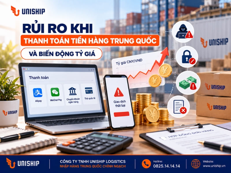 Rủi ro khi thanh toán tiền hàng Trung Quốc và biến động tỷ giá