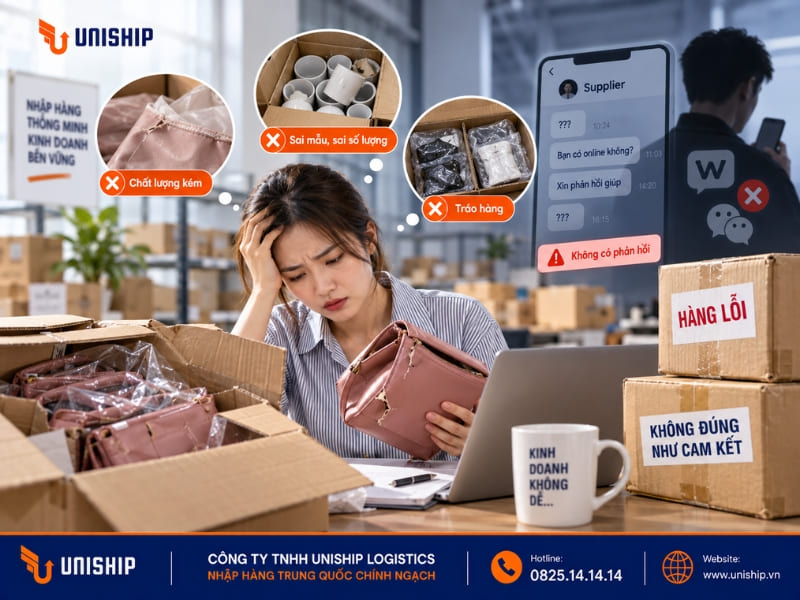 Rủi ro khi lựa chọn nhà cung cấp hàng Trung Quốc không uy tín
