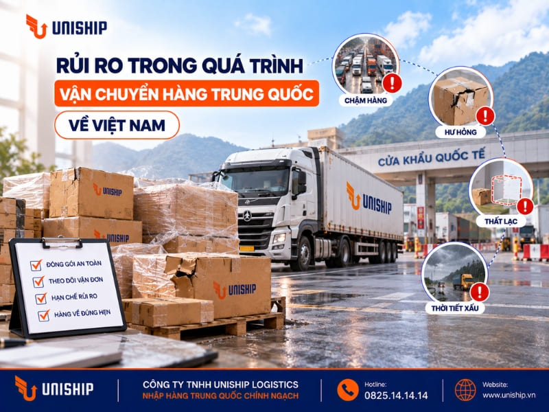 Rủi ro khi thông quan và thực hiện thủ tục nhập khẩu hàng Trung Quốc
