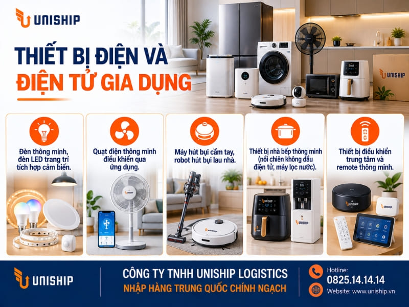 Thiết bị điện và điện tử gia dụng