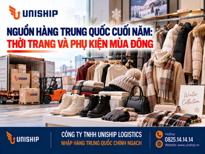 Nguồn hàng Trung Quốc cuối năm: thời trang và phụ kiện mùa đông