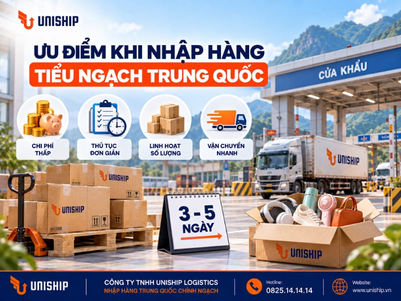 Ưu điểm khi nhập hàng tiểu ngạch Trung Quốc