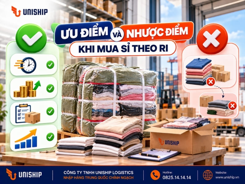 Ưu điểm và nhược điểm đối với người mua sỉ theo "ri"