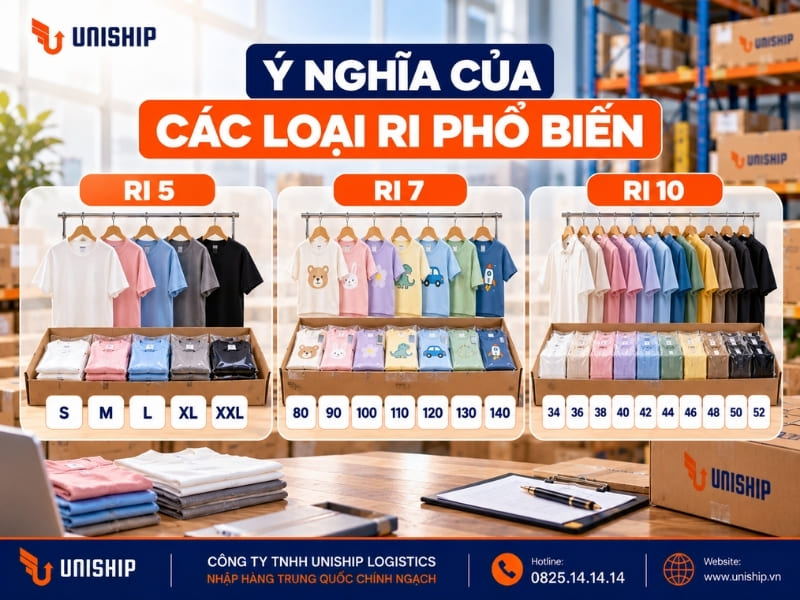 Ý nghĩa của các loại ri phổ biến