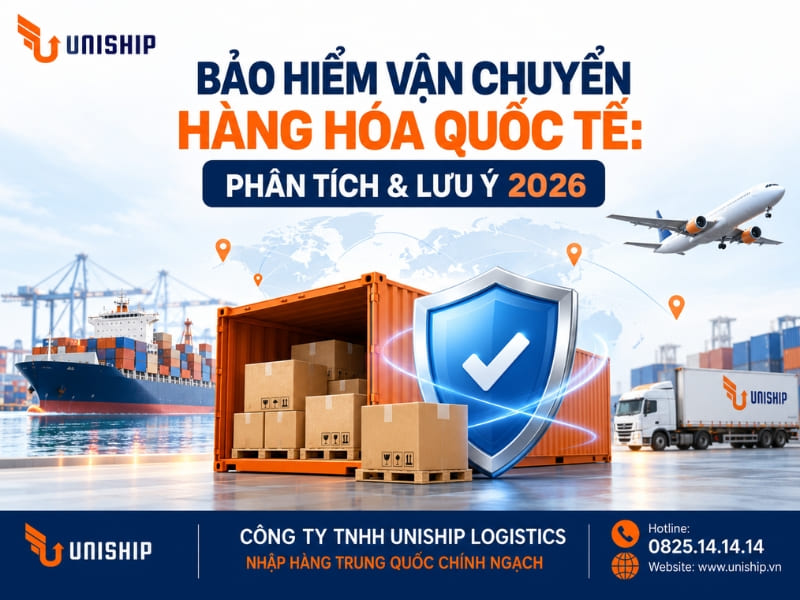 Bảo hiểm vận chuyển hàng hóa quốc tế
