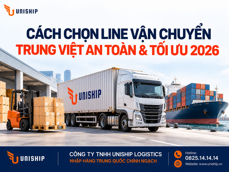 Cách chọn line vận chuyển Trung Việt an toàn và tối ưu 2026