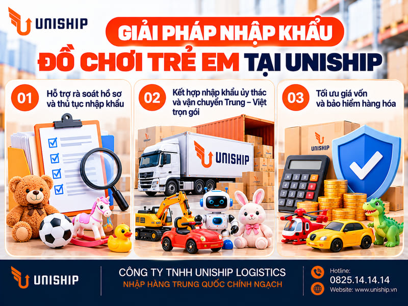 Giải pháp nhập khẩu đồ chơi trẻ em chính ngạch