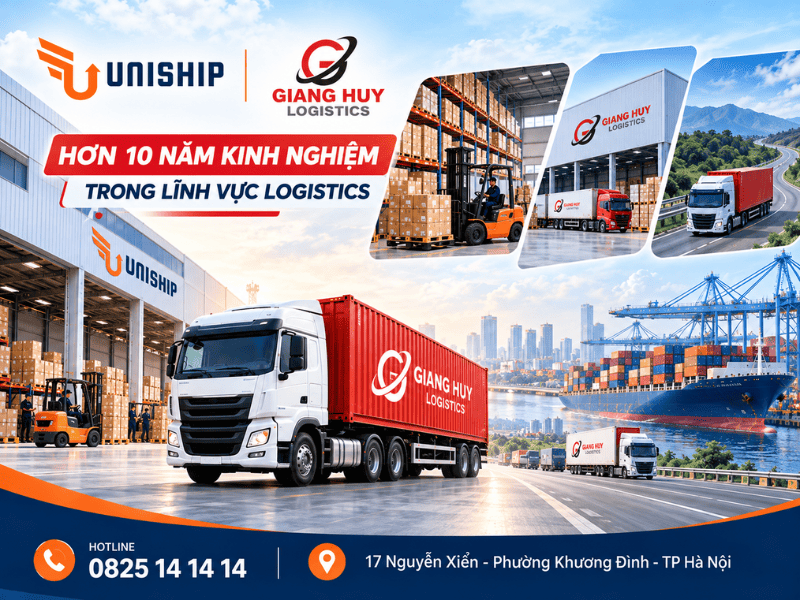 Giang Huy Logistics - Đơn vị vận chuyển chính ngạch