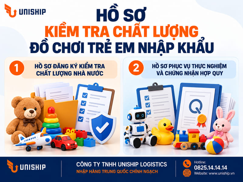 Hồ sơ kiểm tra chất lượng đồ chơi trẻ em nhập khẩu