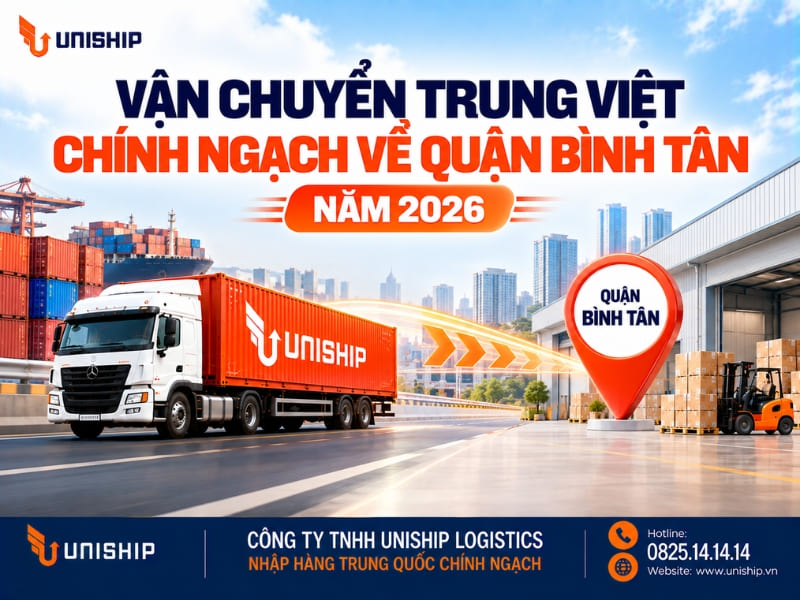 Vận chuyển Trung Việt về Quận Bình Tân chính ngạch