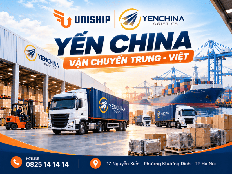 Yến China - Vận chuyển Trung Việt với kho vận lớn